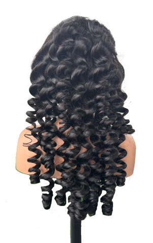 Luxe Virgin Loose Deep Wave HD Lace Frontal Wig