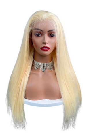 613 Luxe Virgin Straight Transparent Lace Frontal Wigs